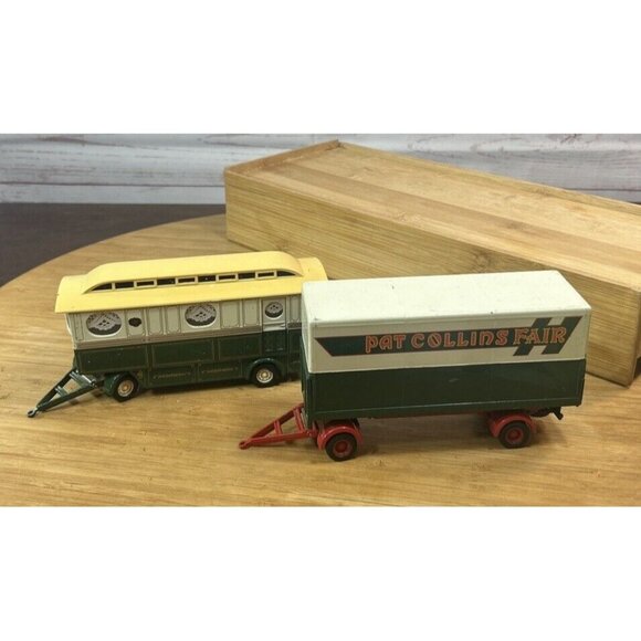 Vintage Corgi 1/50 Scale Scammell 2 Trailers Pat Collins Fair & Caravan Set - Picture 1 of 9